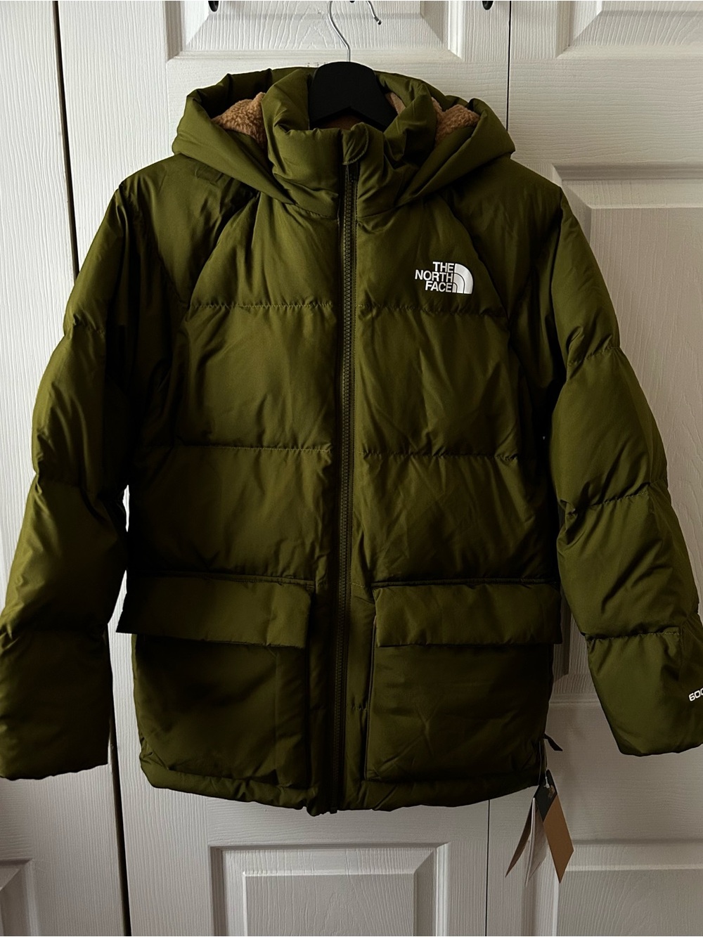 The North Face Down Parka | Olive Green | Youth Large 12 | NWT